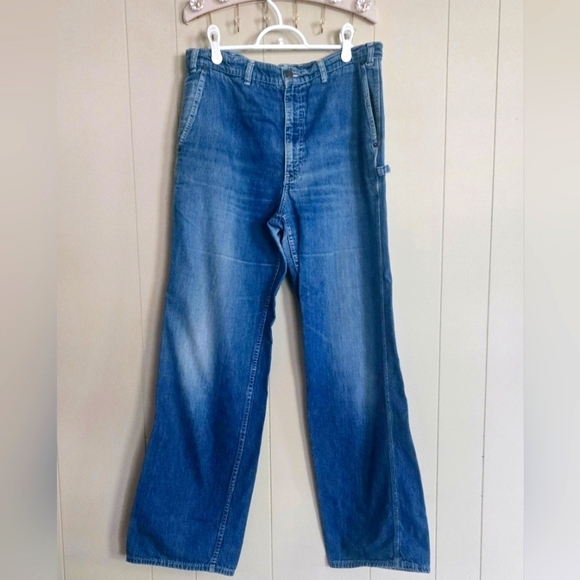 Levi's Ladies VTG White Tag Blue Jeans W 36 Pre-loved - Picture 1 of 11